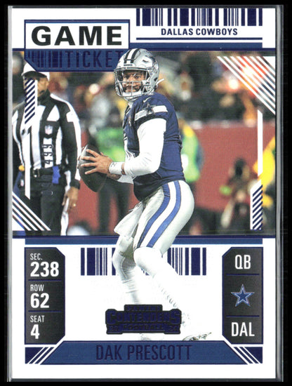 Dak Prescott Game Ticket /499