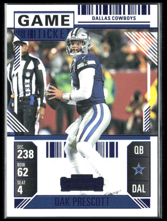 Dak Prescott Game Ticket /499