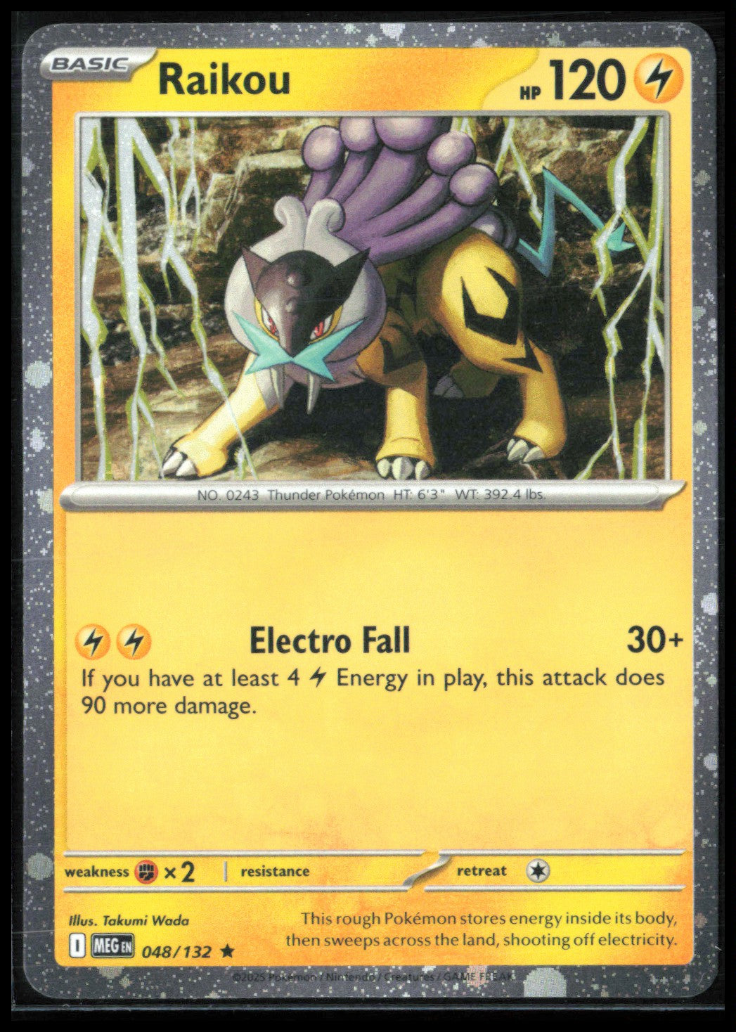 Raikou Rare Cosmo Holo