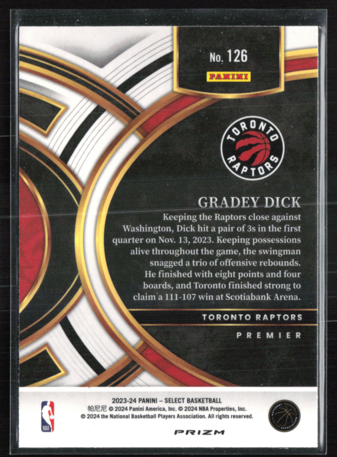 Gradey Dick RC Silver