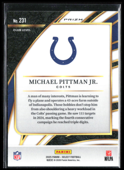 Michael Pittman Jr Black Red Shock
