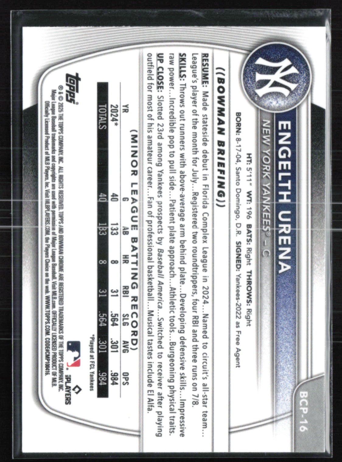 Engelth Urena 1st Bowman Reptilian