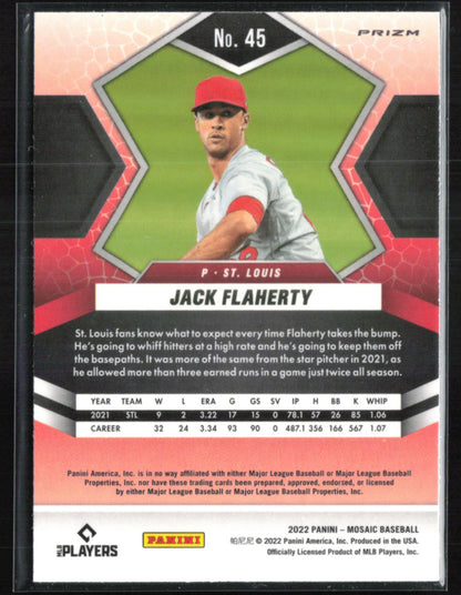 Jack Flaherty Orange Mosaic