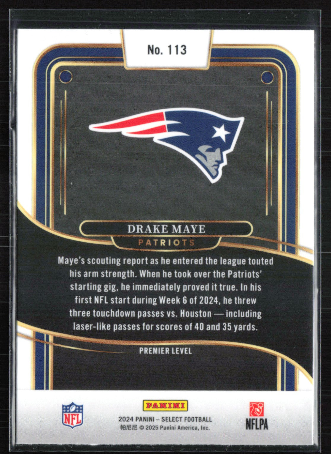 Drake Maye RC Premier Level
