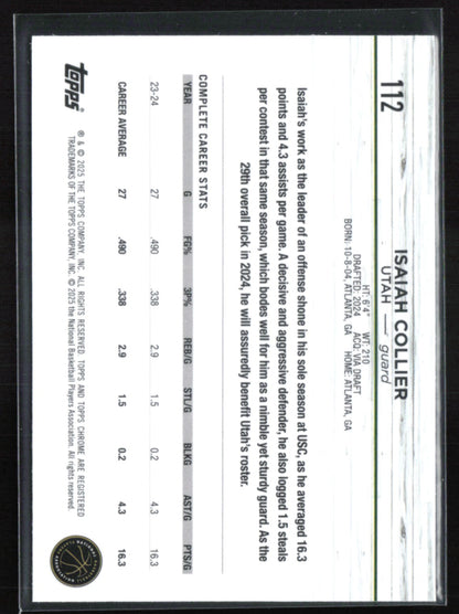 Isaiah Collier RC