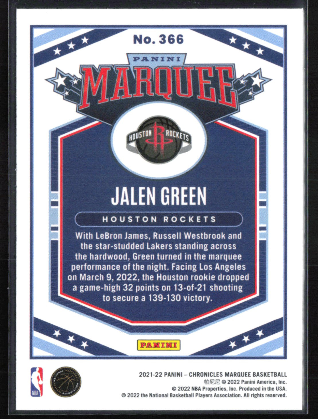 Jalen Green RC