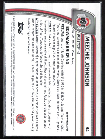 Tre Johnson III 1st Bowman Purple Lava