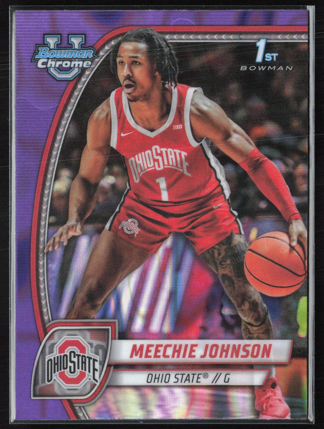 Tre Johnson III 1st Bowman Purple Lava