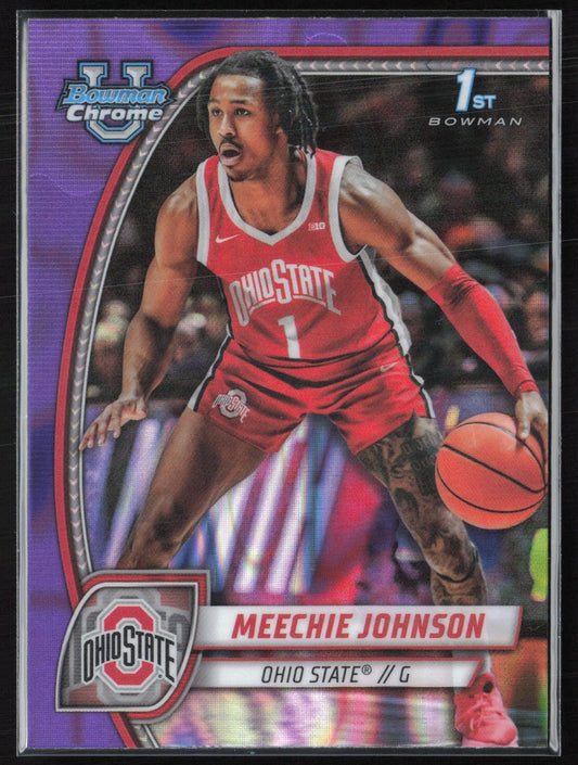 Tre Johnson III 1st Bowman Purple Lava