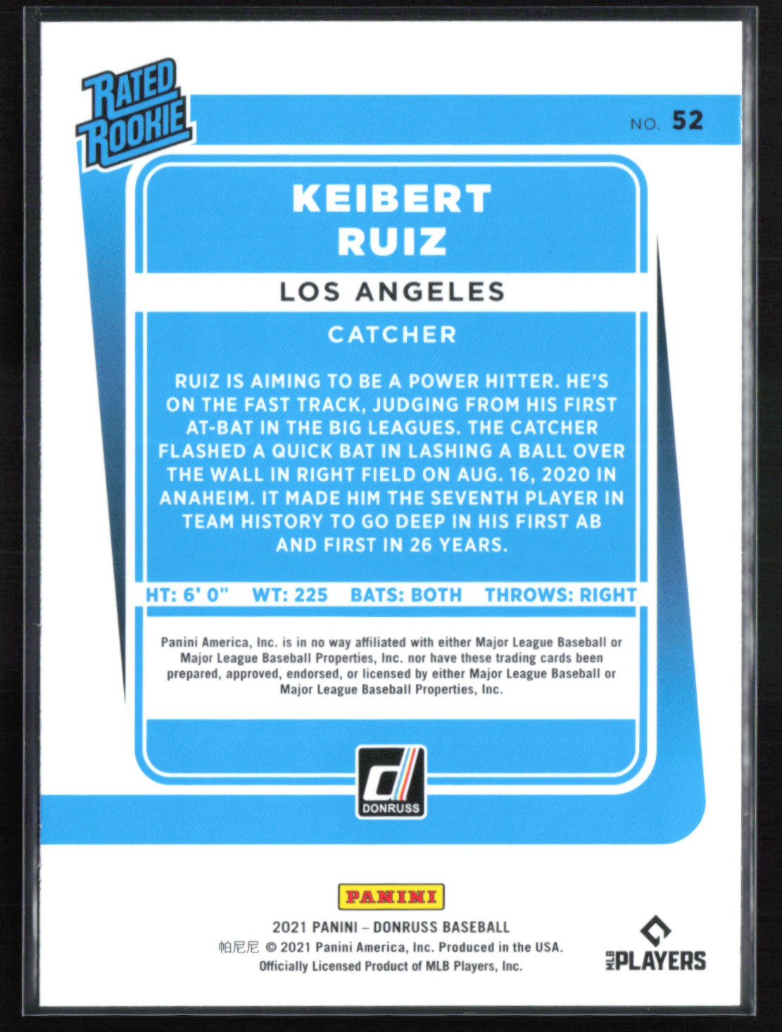 Keibert Ruiz RC Purple
