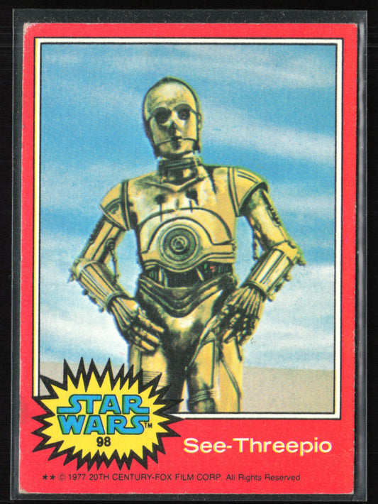 See-Threepio 1977 Topps Star Wars