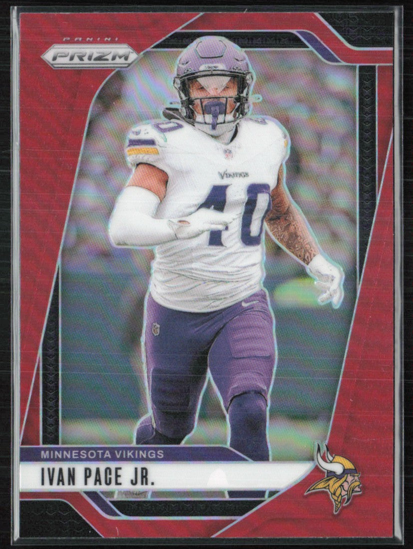 Ivan Pace Jr. Retail Red SSP 2024 Prizm