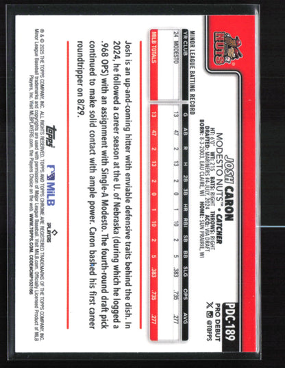 Josh Caron Pro Debut X-Fractor