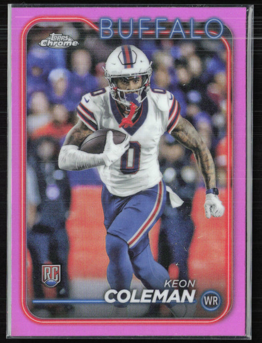 Keon Coleman RC Pink
