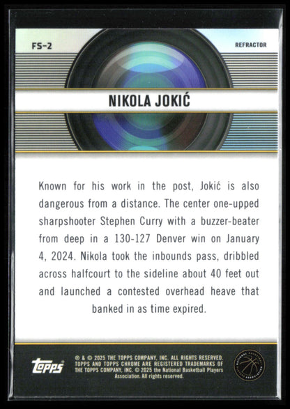 Nikola Jokic Film Study Refractor