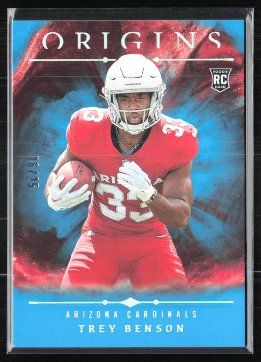 Trey Benson RC Blue /25