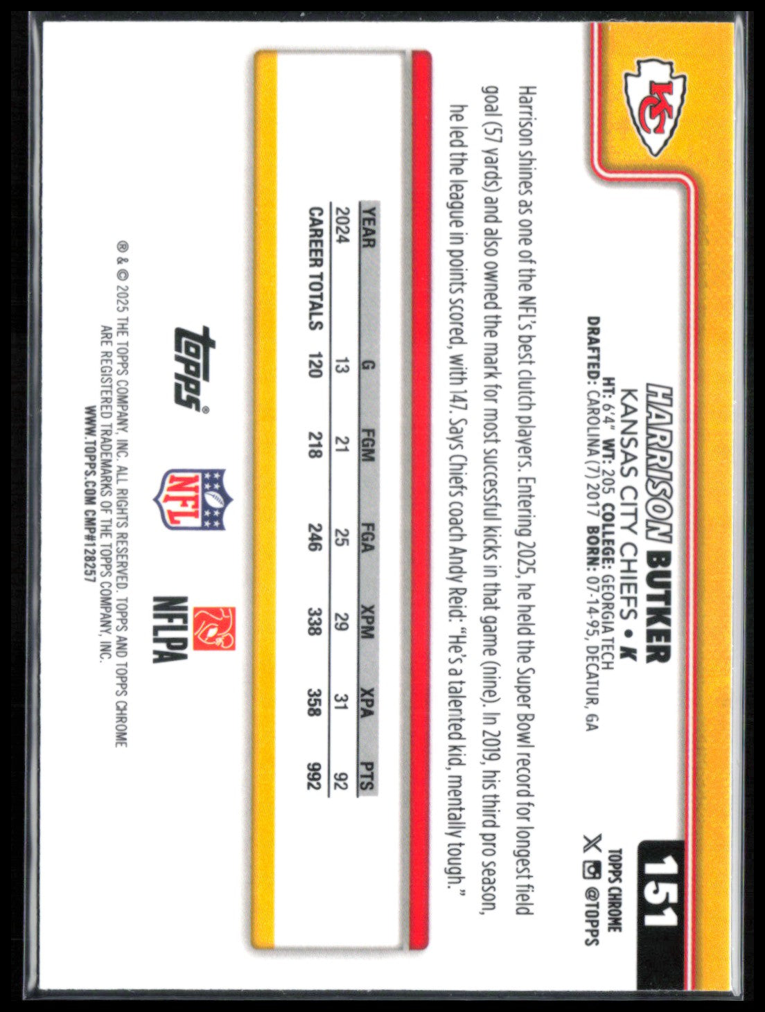 Harrison Butker Pulsar Refractor