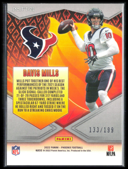 Davis Mills /199 Flame Throwers