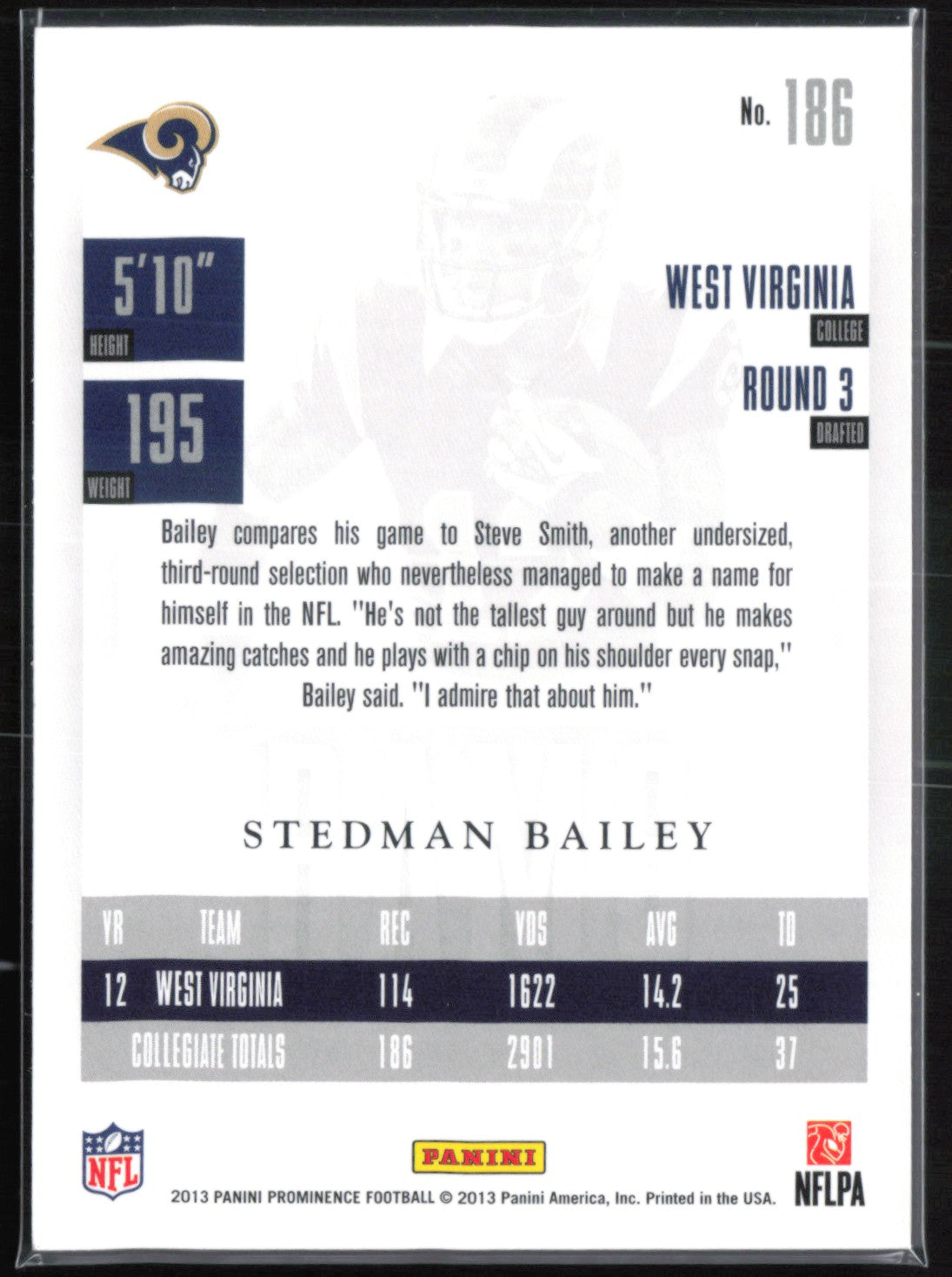 Stedman Bailey RC 2013 Prominence