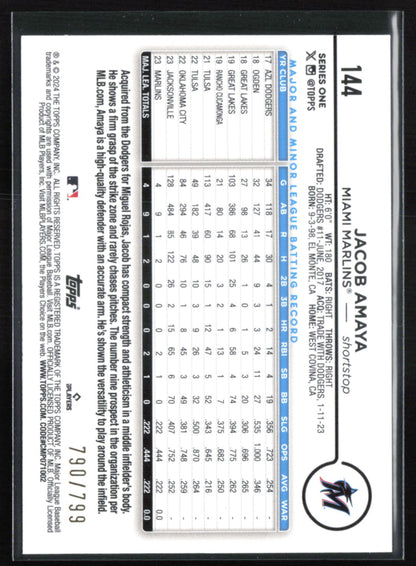 Jacob Amaya RC Purple /799