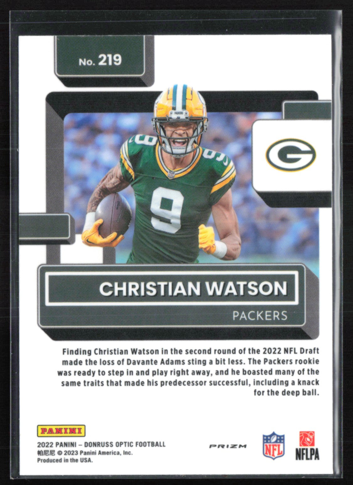 Christian Watson RC Pink Holo