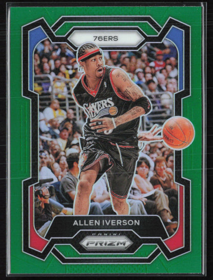 Allen Iverson Green Prizm