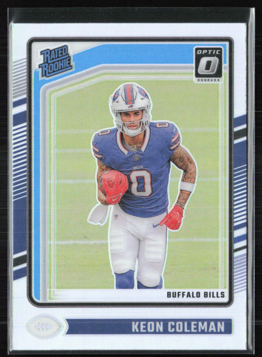 Keon Coleman RC Holo