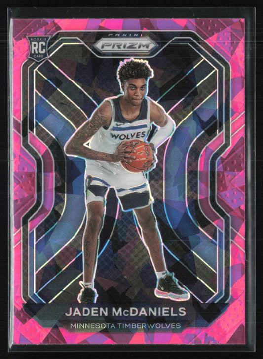 Jaden McDaniels RC Pink Ice