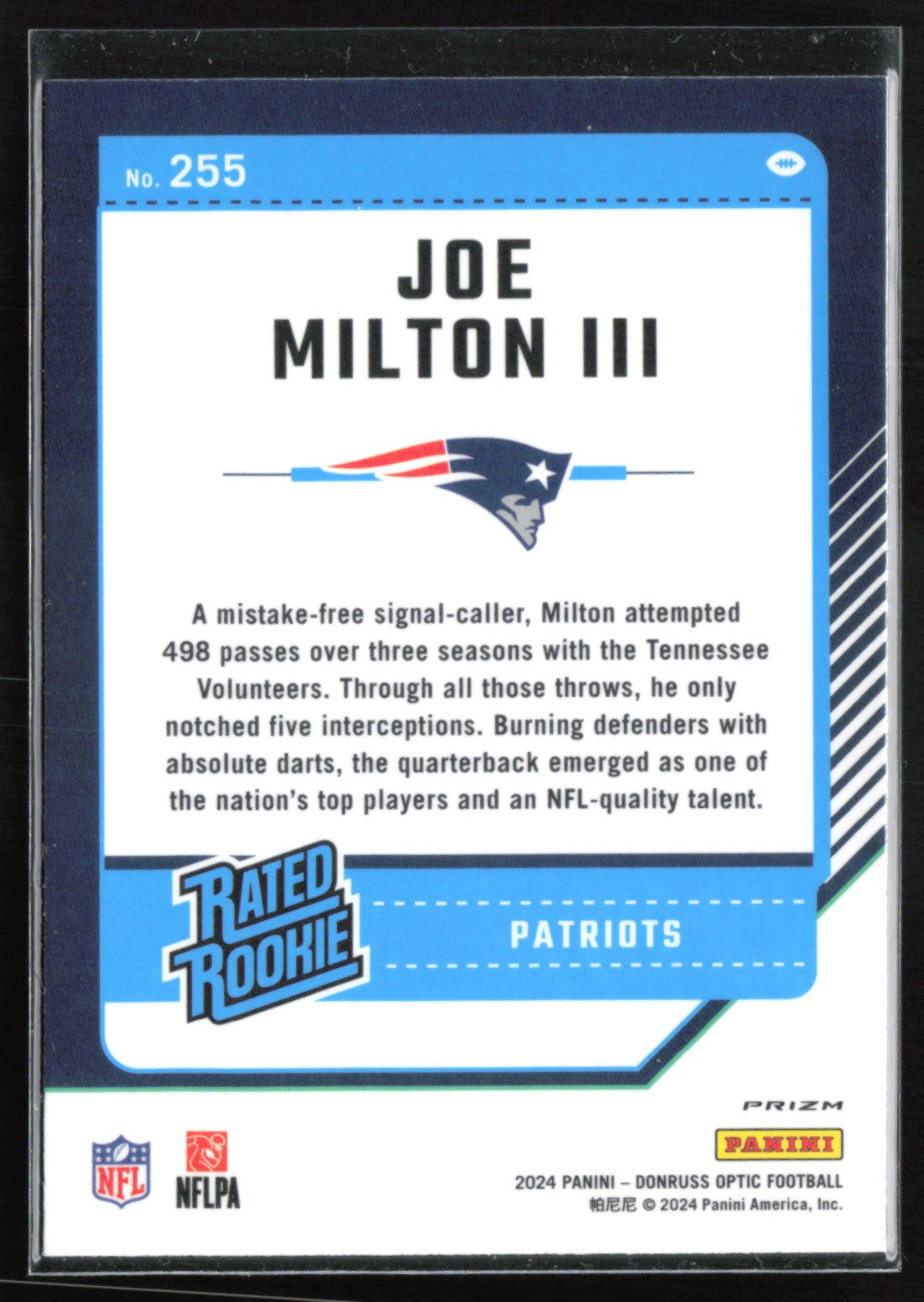 Joe Milton III RC Purple Shock