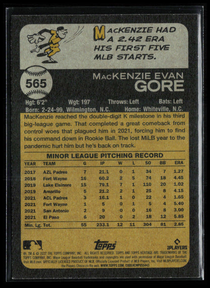 MacKenzie Gore RC