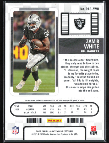 Zamir White RC Mem Green Foil