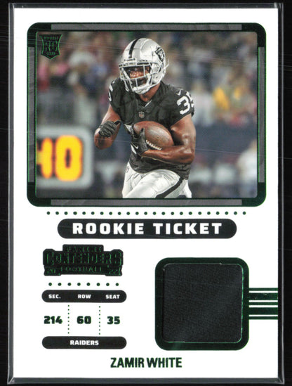 Zamir White RC Mem Green Foil