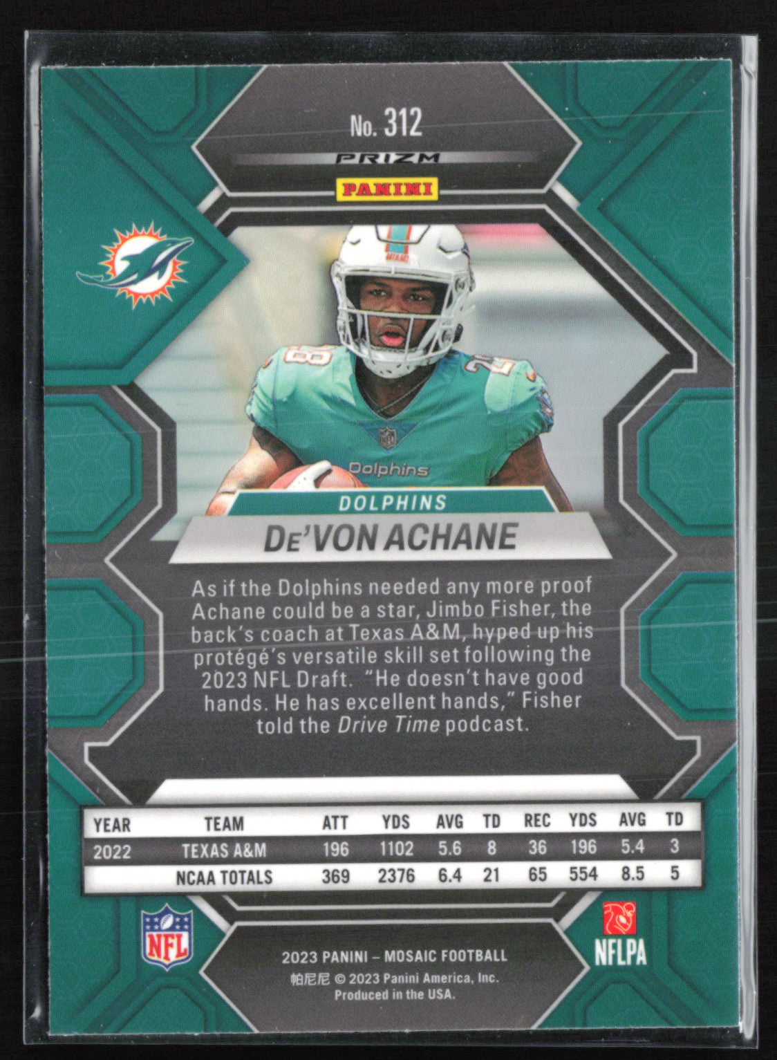De'Von Achane RC
