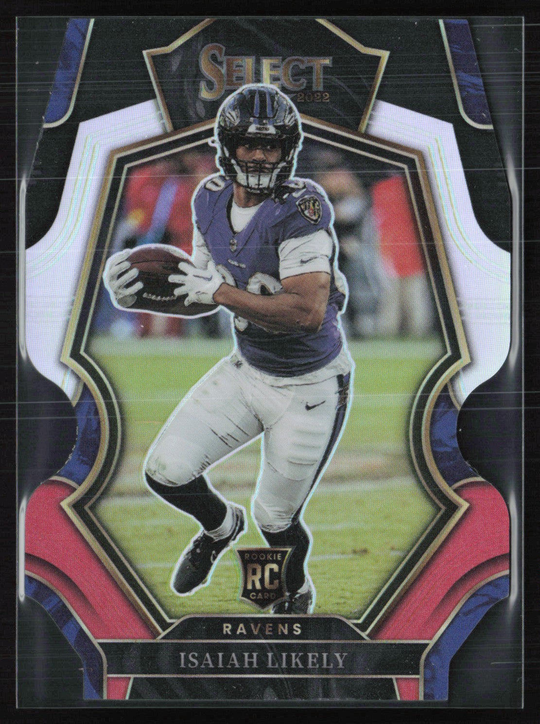 Isaiah Likely RC Black Red Die-Cut