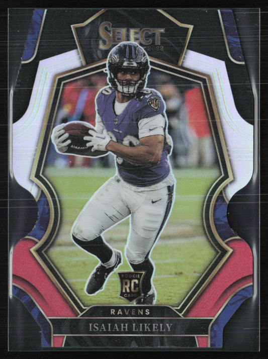 Isaiah Likely RC Black Red Die-Cut
