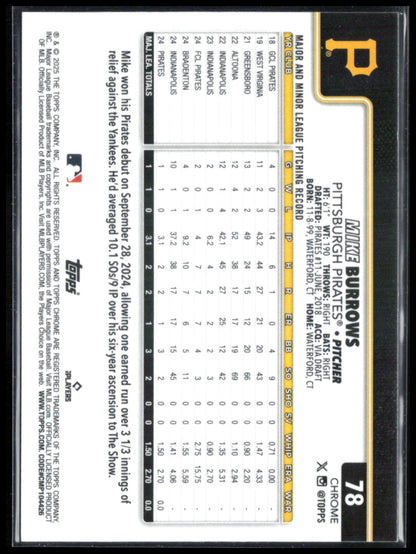 Mike Burrows RC Purple /250