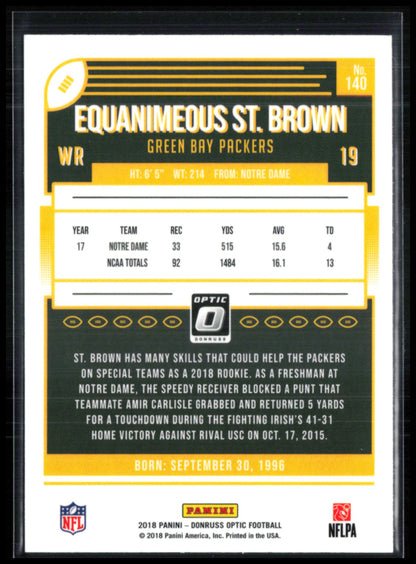 Equanimeous St. Brown RC