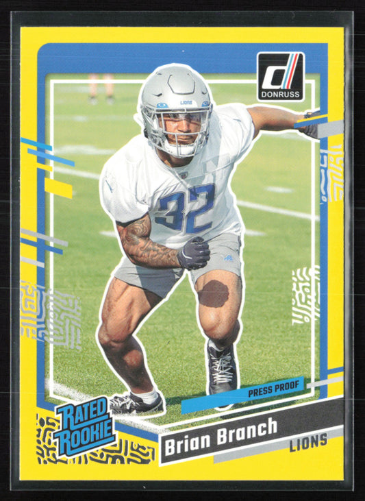 Brian Branch RC Yellow