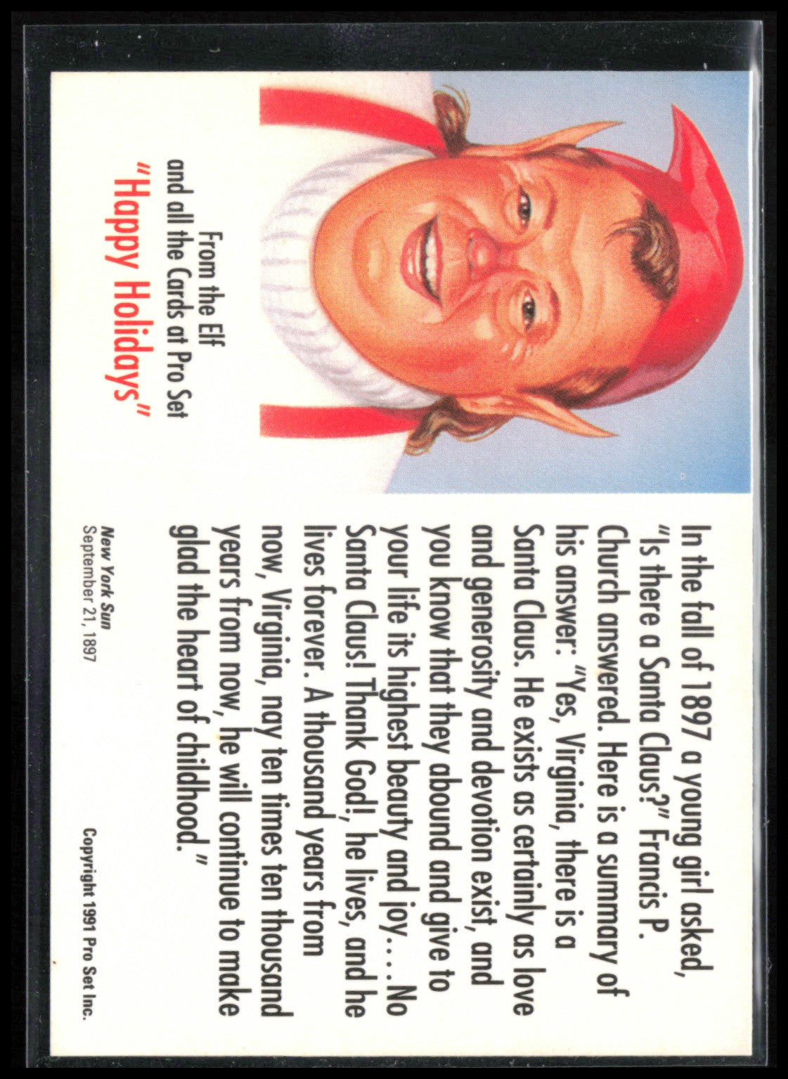 Santa Clause 1991 Pro Set