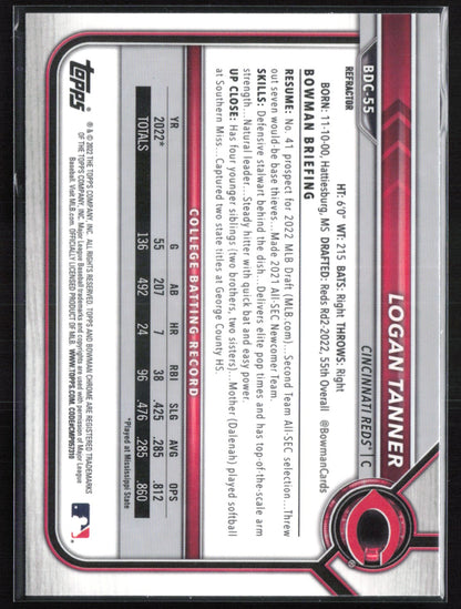 Logan Tanner 1st Bowman Refractor