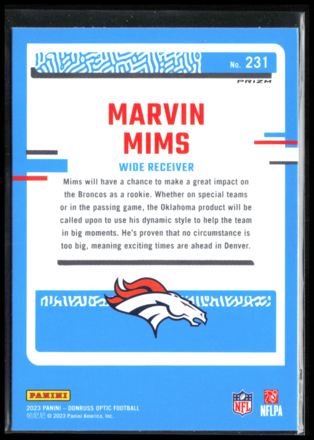 Marvin Mims RC Holo