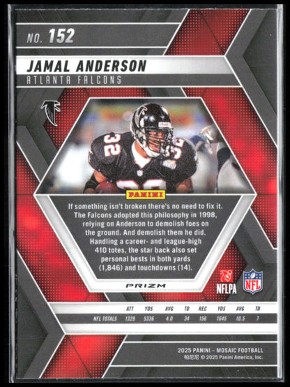 Jamal Anderson Mosaic Prizm