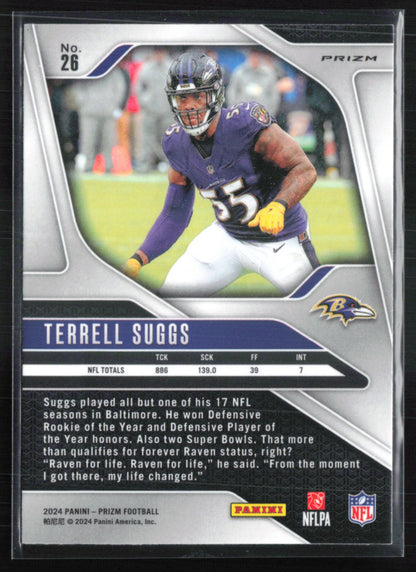 Terrell Suggs Orange Laser