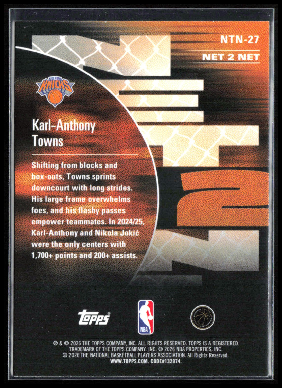 Karl-Anthony Towns Net 2 Net