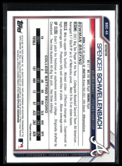 Spencer Schwellenbach 1st Bowman Refractor
