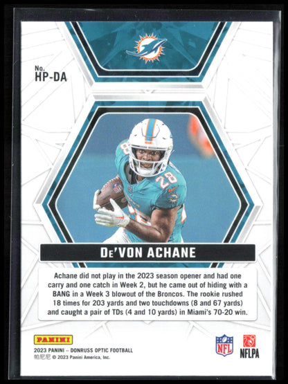 De'Von Achane RC Hidden Potential