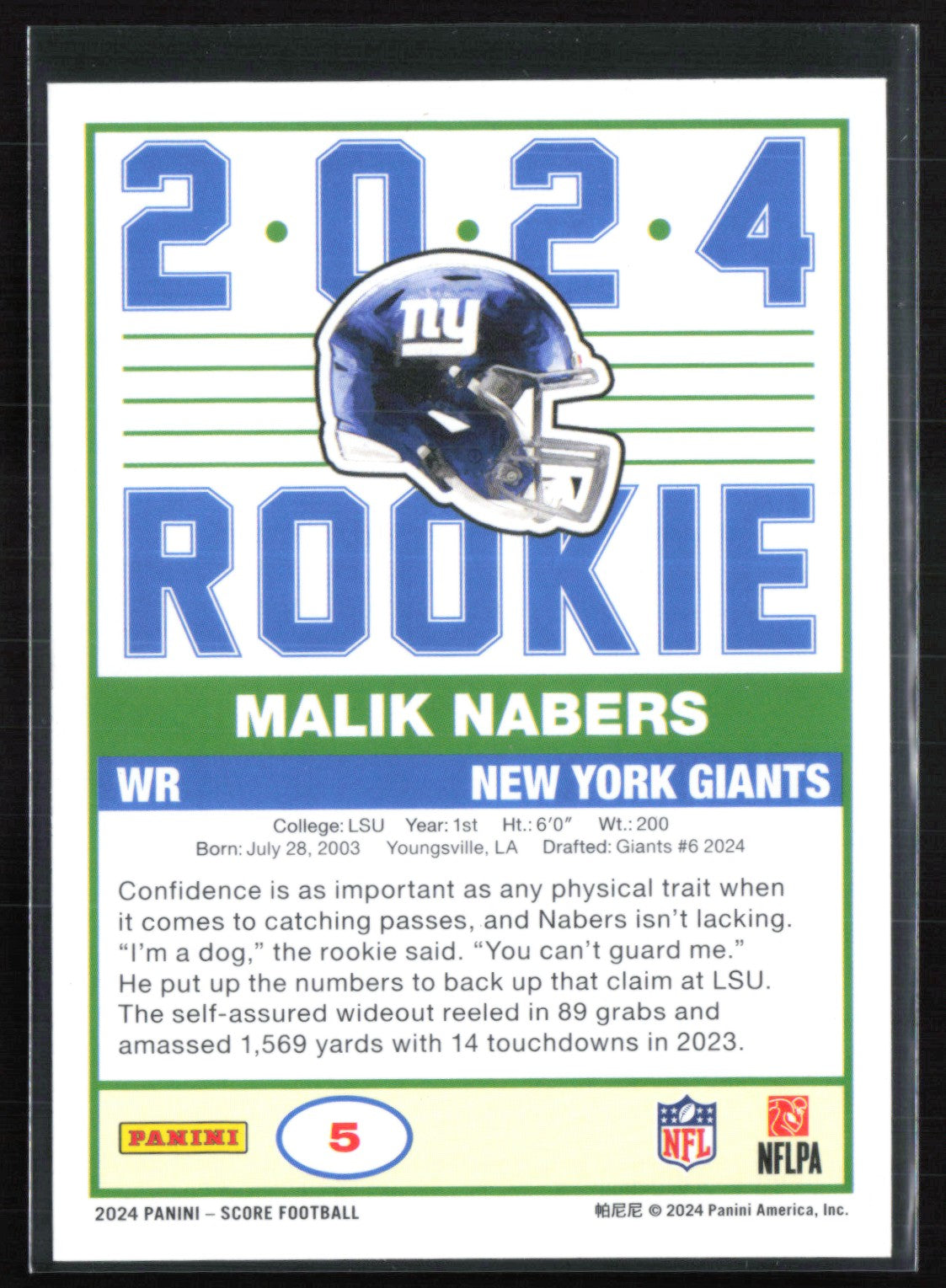 Malik Nabers RC
