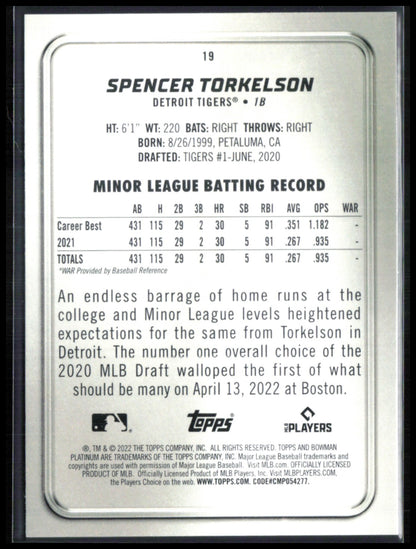 Spencer Torkelson RC