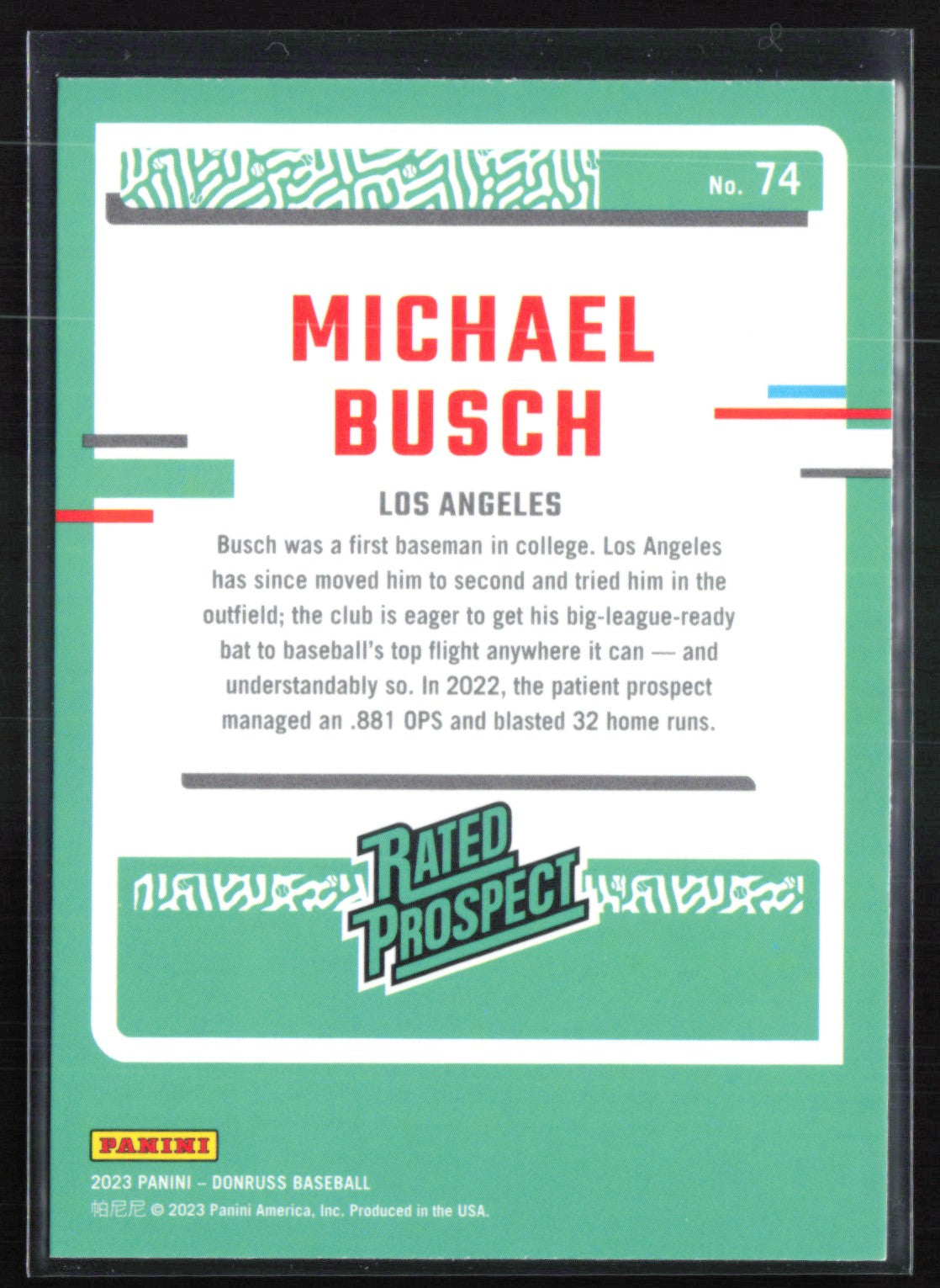 Michael Busch Prospect