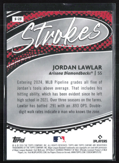 Jordan Lawlar RC Strokes